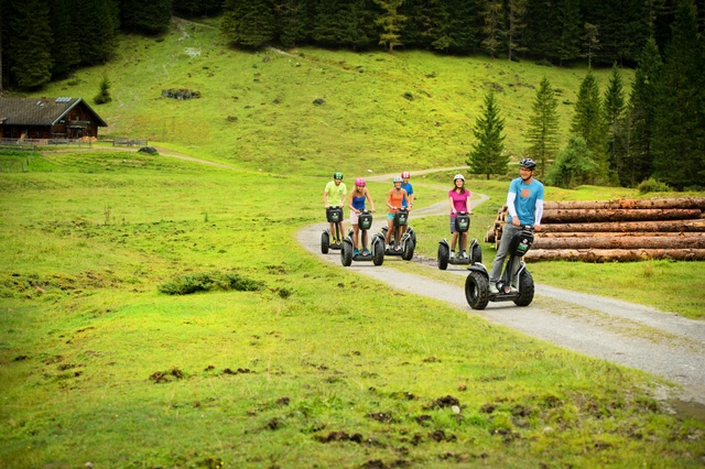 Take a trip wuth the segway through the landscape of the Salzburgerland 